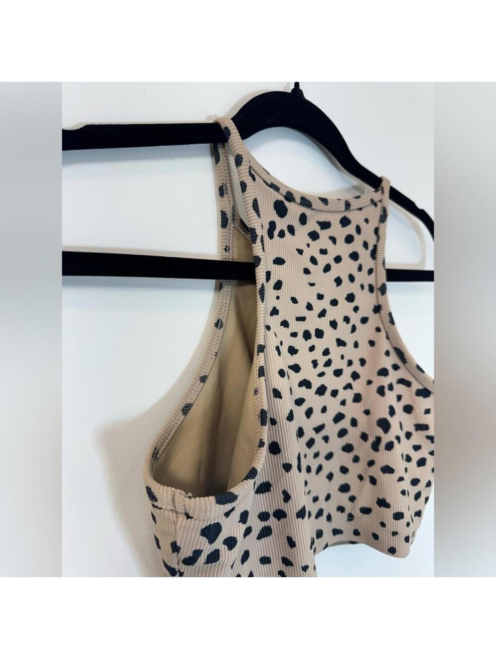 Beach Riot Anna Ribbed Tank - Leopard Spot - Picture 6 of 9